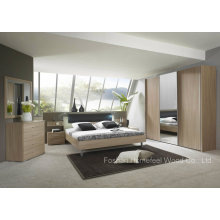 Conjunto de quarto de madeira de design moderno (HF-EY090423)